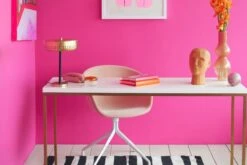 FTT-006™ - Shocking Pink -Mylands office walls FTT 006 Dark Pink Paint b6063018 ce36 47b7 a1f5 b9e220d2304c